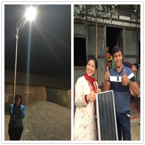 solar powered smart street lights