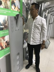 lithium battery solar street light