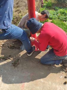 solar street light with panel