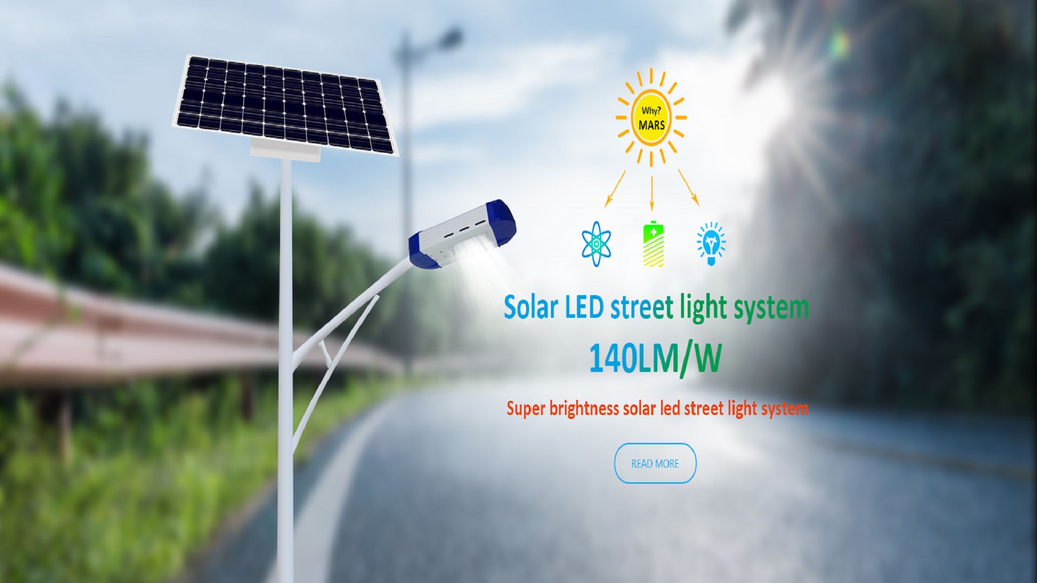 solar powered parking lights