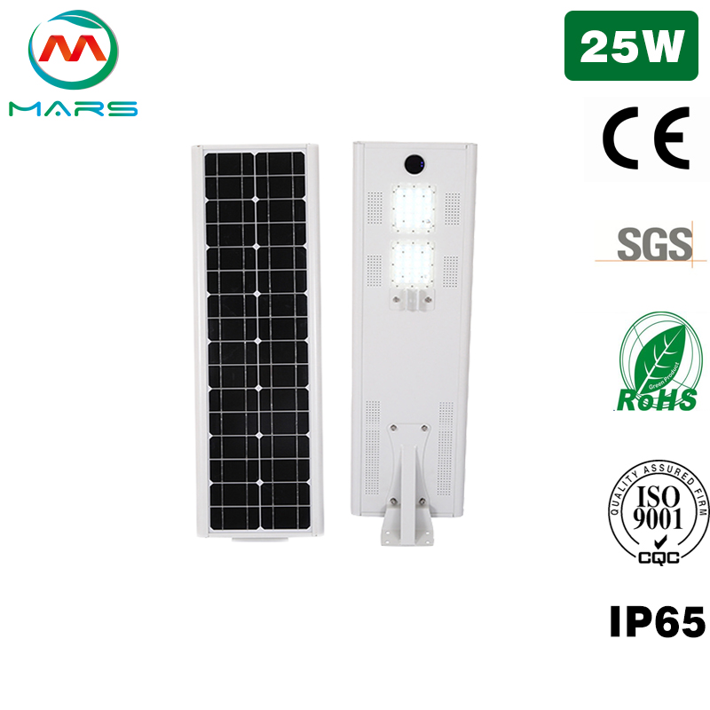 Solar Street Lamps For Garden 25W Manufacturer