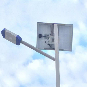 Solar street lamp motion sensor in Tanzania