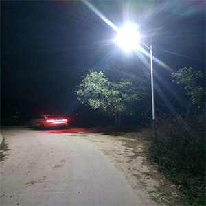 solar powered led street lighting system