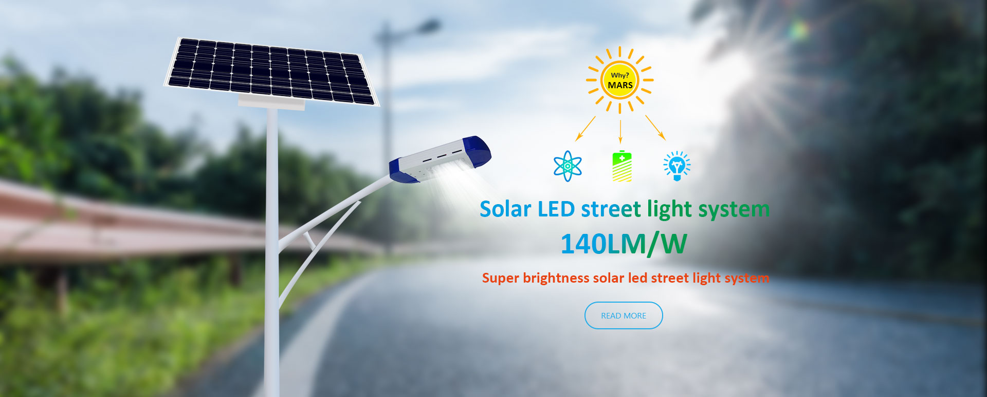 Solar Street Light Manufacturer 30W Solar Street Light Rate List